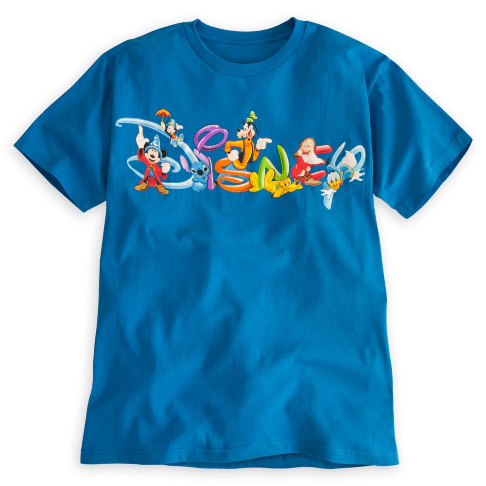 Disney Logo Tee for Men - Summer Fun