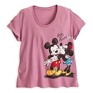 Mickey and Minnie Mouse Tee for Women - Plus Size