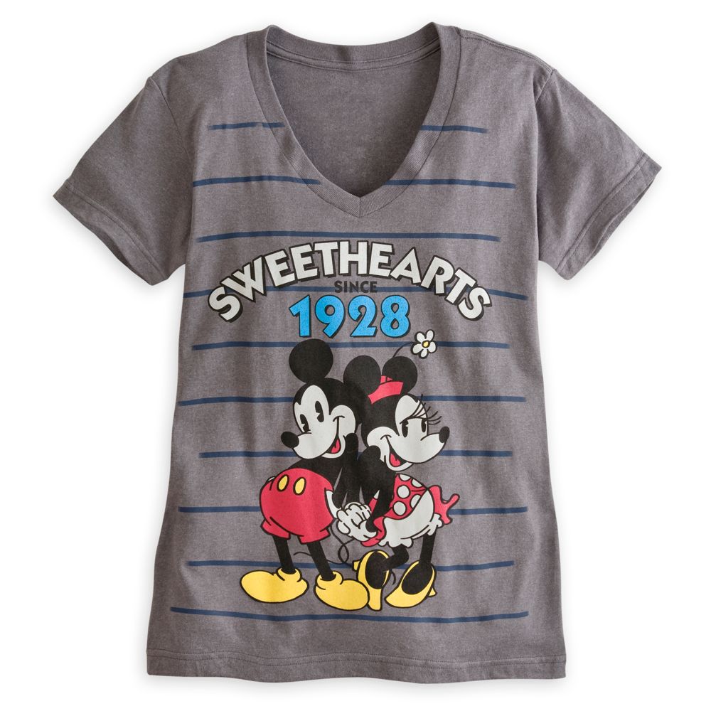 Mickey and Minnie Mouse Tee for Women