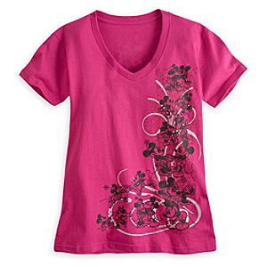 Mickey and Minnie Mouse Tee for Women