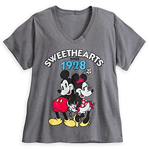Mickey and Minnie Mouse Tee for Women - Plus Size