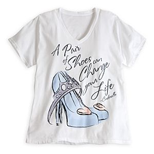 Cinderella Slipper Tee for Women - Plus Size