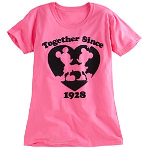 Mickey and Minnie Mouse Tee for Women