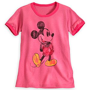 Mickey Mouse Classic Ringer Tee for Women