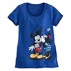 Mickey and Minnie Mouse Tee for Women