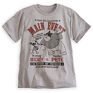 Mickey Mouse and Pete Tee for Men