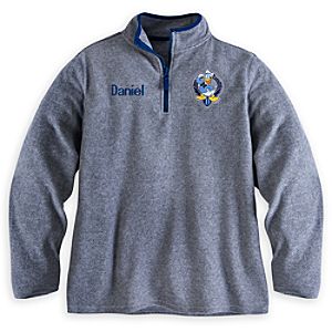 Donald Duck Fleece Pullover for Men - Personalizable