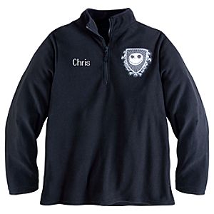 Jack Skellington Fleece Pullover for Men - Personalizable