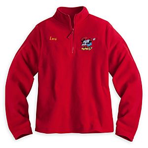 Mickey and Minnie Mouse Fleece Pullover for Women - Personalizable