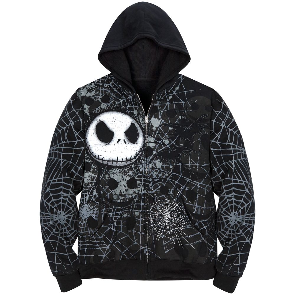 Fleece Jack Skellington Hoodie for Men