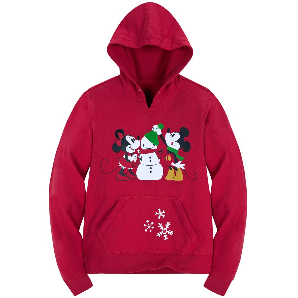 Share the Magic Fleece Minnie and Mickey Mouse Hoodie for Women