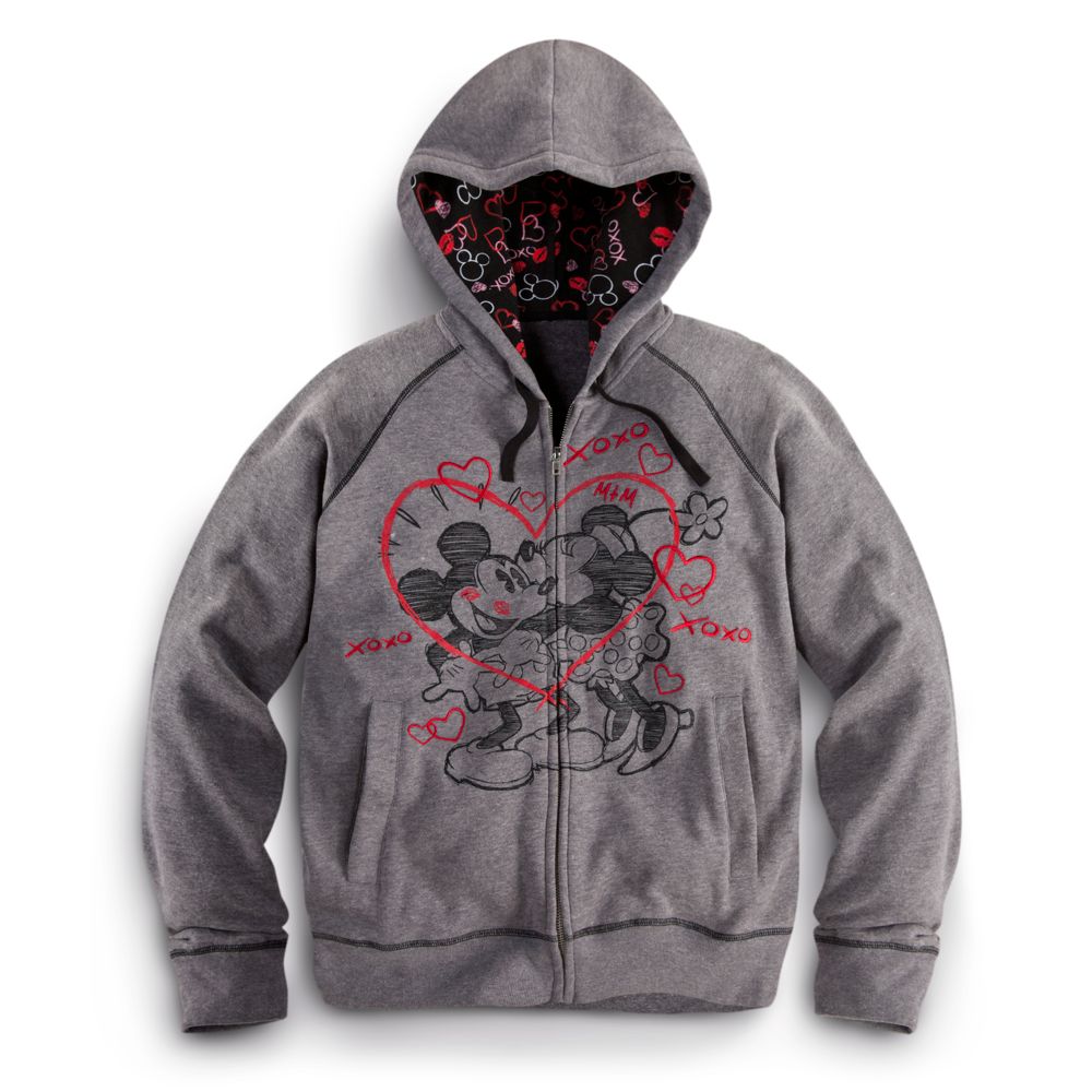 Mickey and Minnie Mouse Hoodie for Women