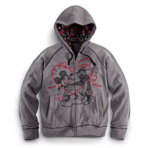 Mickey and Minnie Mouse Hoodie for Women - Plus Size
