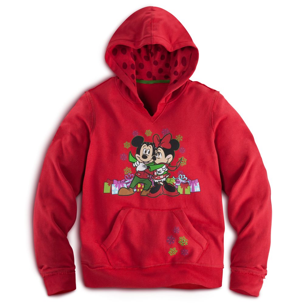 Mickey and Minnie Hoodie for Women - Holiday - Plus Size