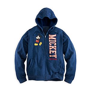 Mickey Mouse Letterman Hoodie for Men