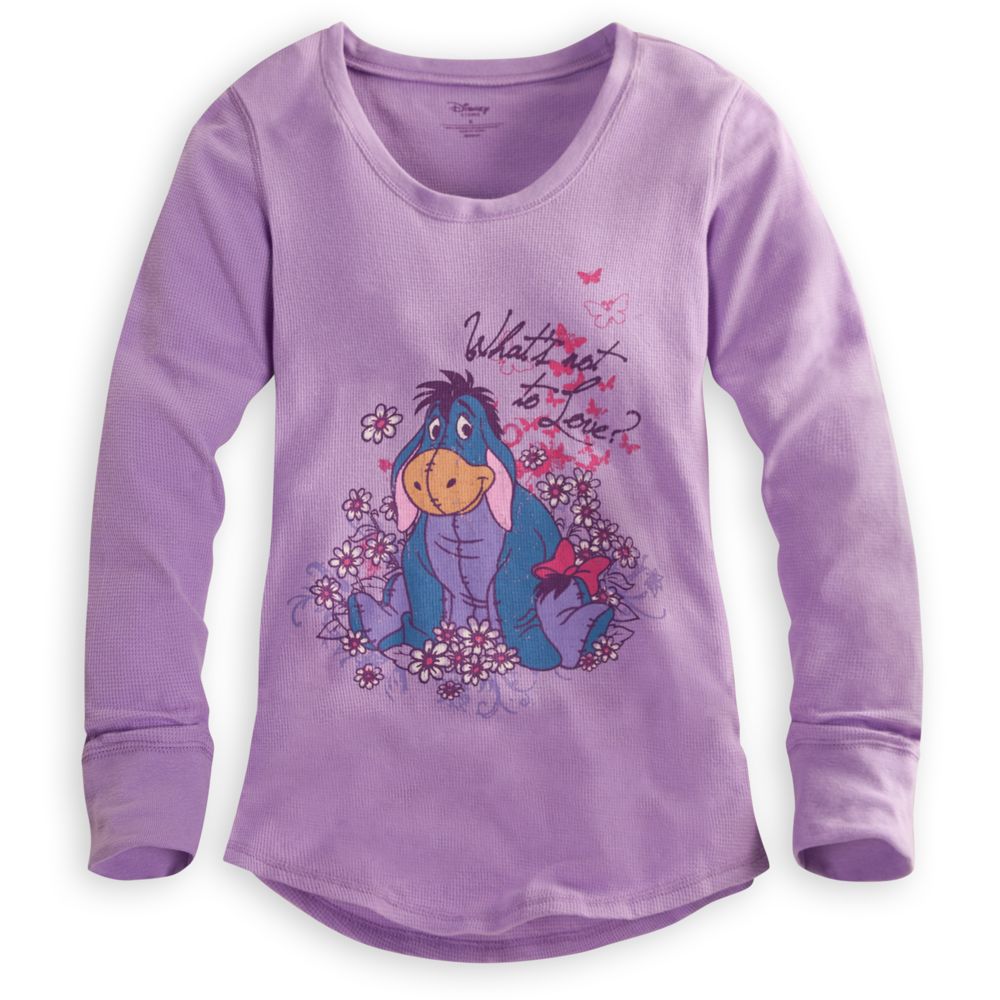 Long Sleeve Thermal Eeyore Tee for Women