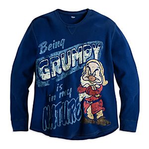 Grumpy Long Sleeve Thermal Tee for Men