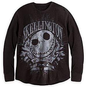 Jack Skellington Long Sleeve Thermal Tee for Men
