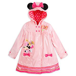 Minnie Mouse Clubhouse Rain Jacket for Girls