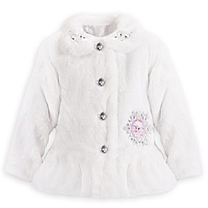 Frozen Faux Fur Deluxe Jacket for Girls