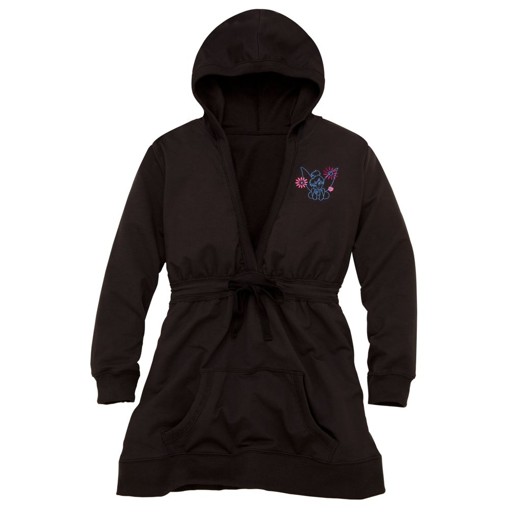 Hoodie Maternity Tinker Bell Top with Drawstring Empire Waist