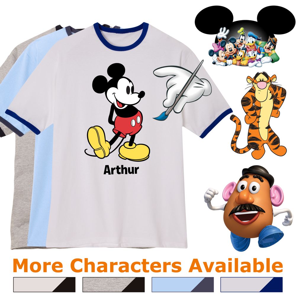 Create-Your-Own Ringer Tee for Adults