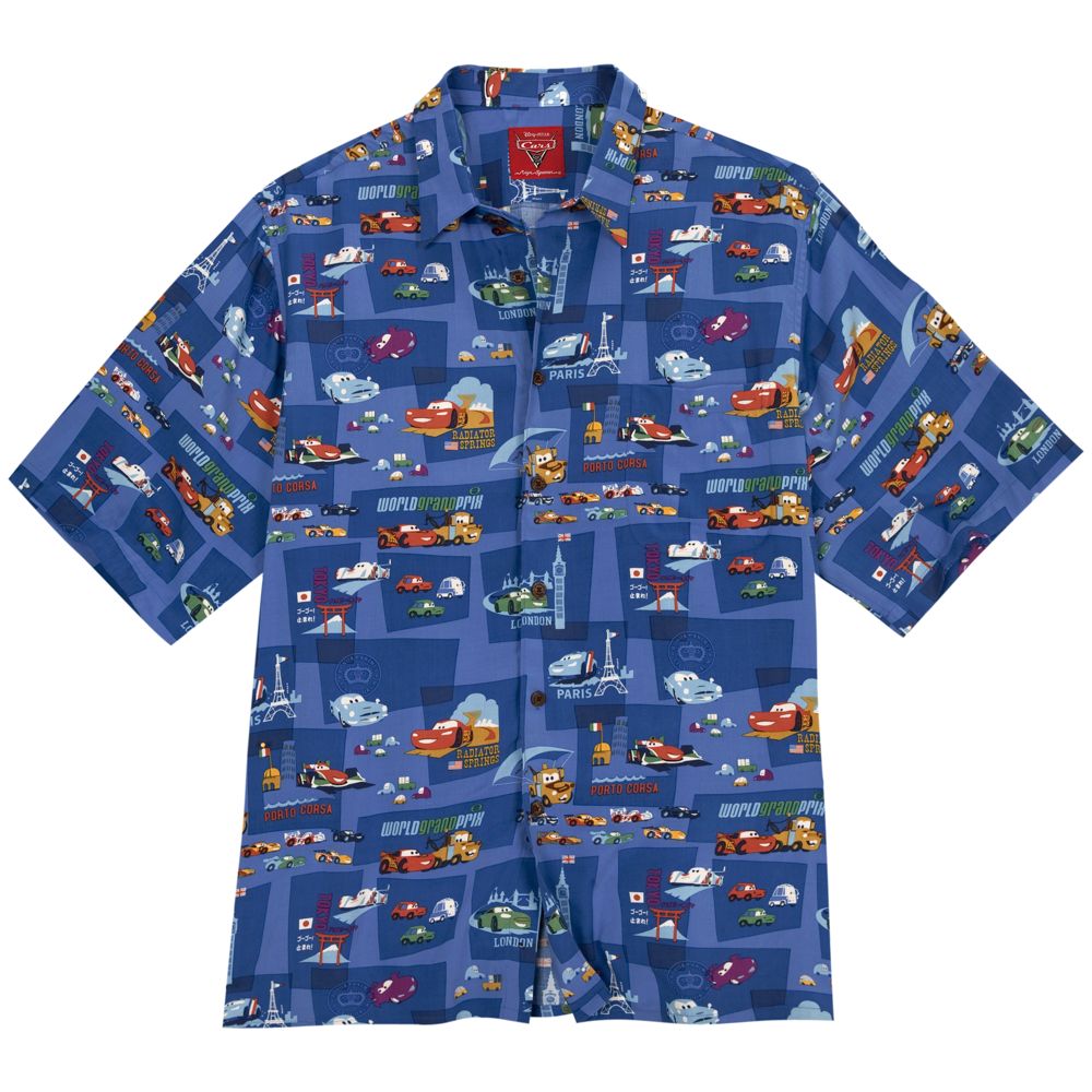 Cars 2 Hawaiian Shirt for Men by Reyn Spooner