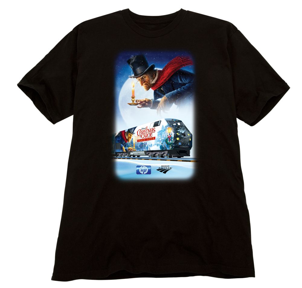Disney's A Christmas Carol Train Tour Tee for Adults