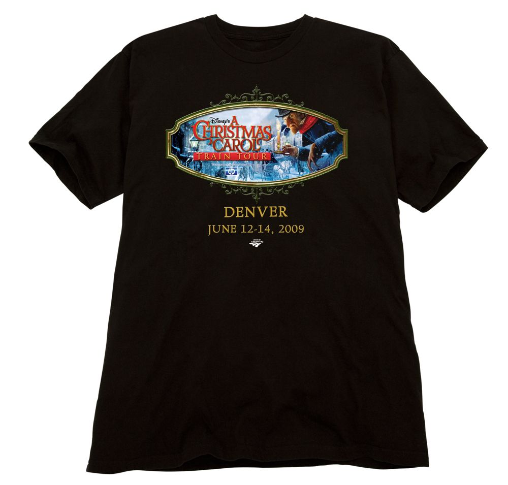 Disney's A Christmas Carol Train Tour Tee for Adults - San Francisco