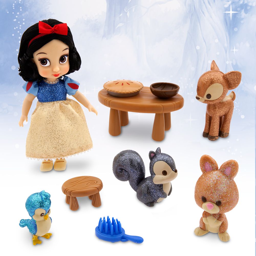 Disney Animators' Collection Snow White Mini Doll Play Set - 5''