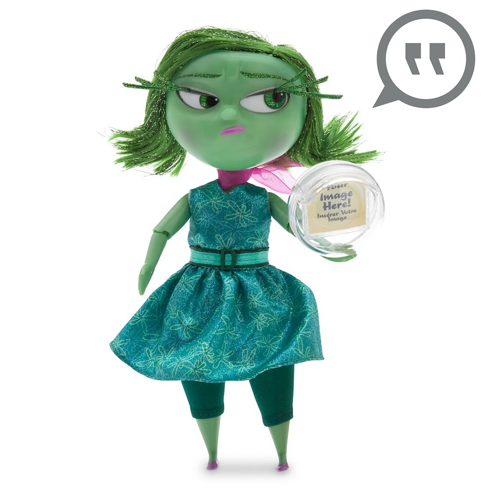 Disgust Deluxe Talking Doll - Inside Out - 9 1/2'' H
