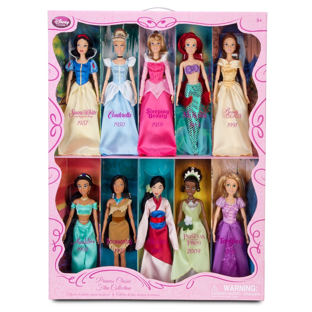 Classic Disney Princess Doll Collection -- 12 H -- 10-Pc.