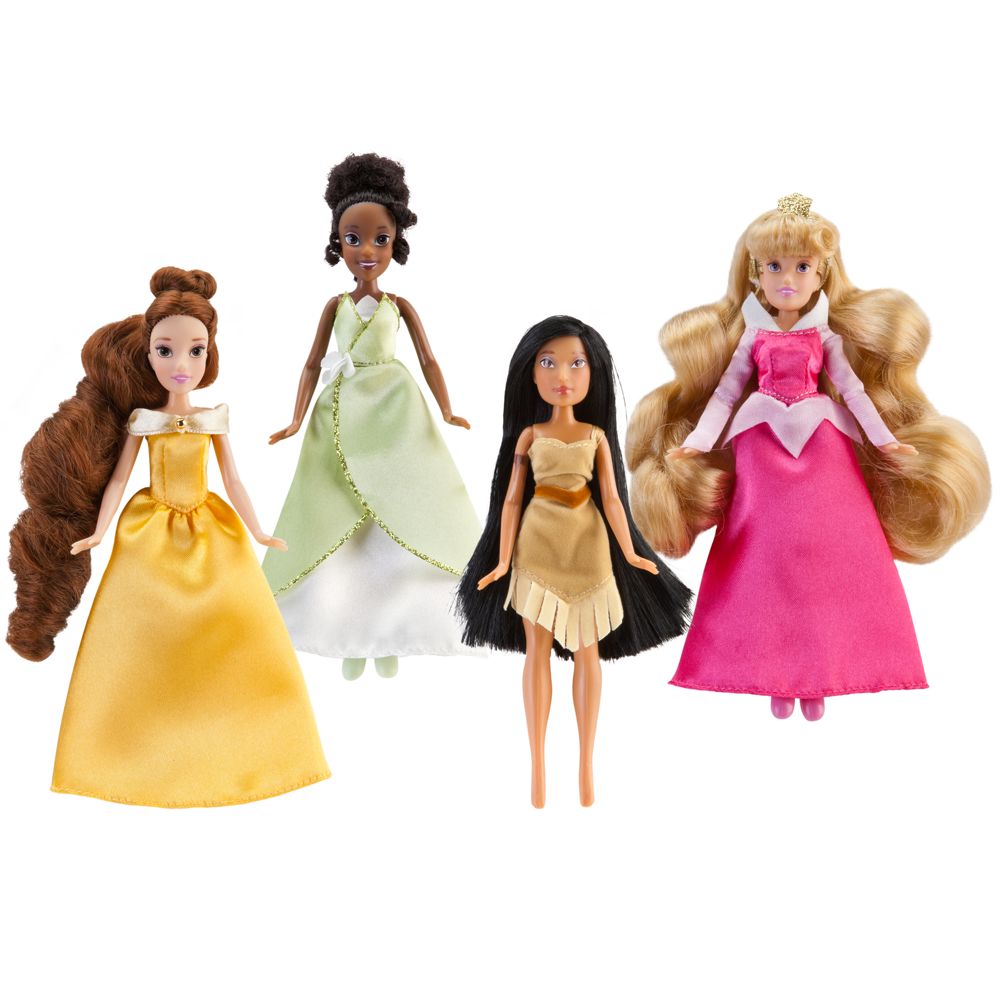 Mini Disney Princess Doll Set #1 -- 4-Pc.