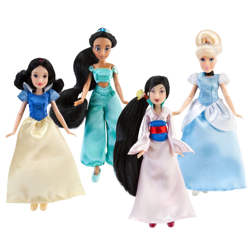 Mini Disney Princess Doll Set #2 -- 4-Pc.