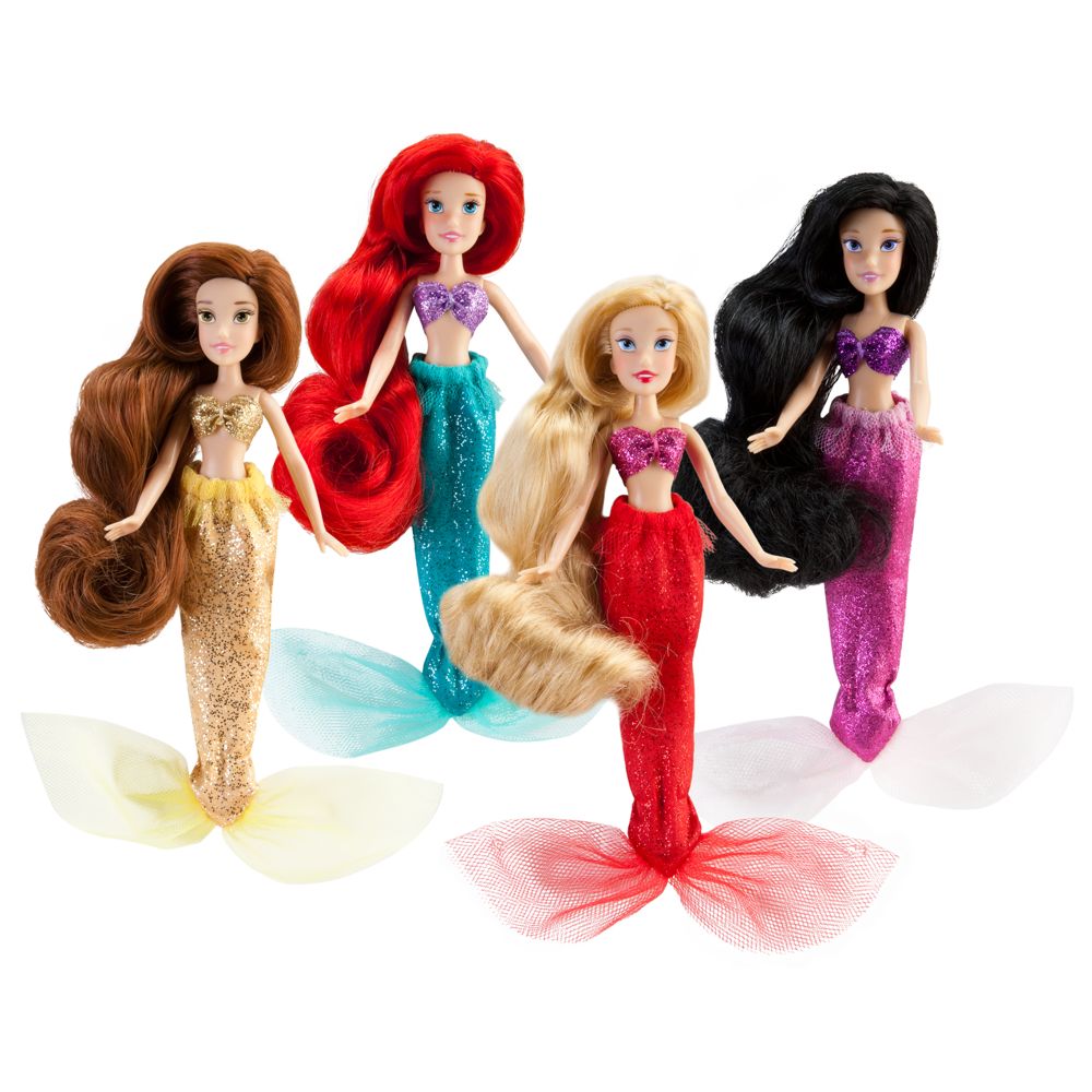 Mini Disney Princess Doll Set #3 -- 4-Pc.