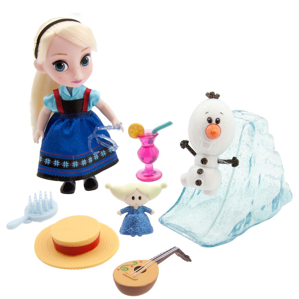 Disney Animators' Collection Elsa Mini Doll Play Set - 5''