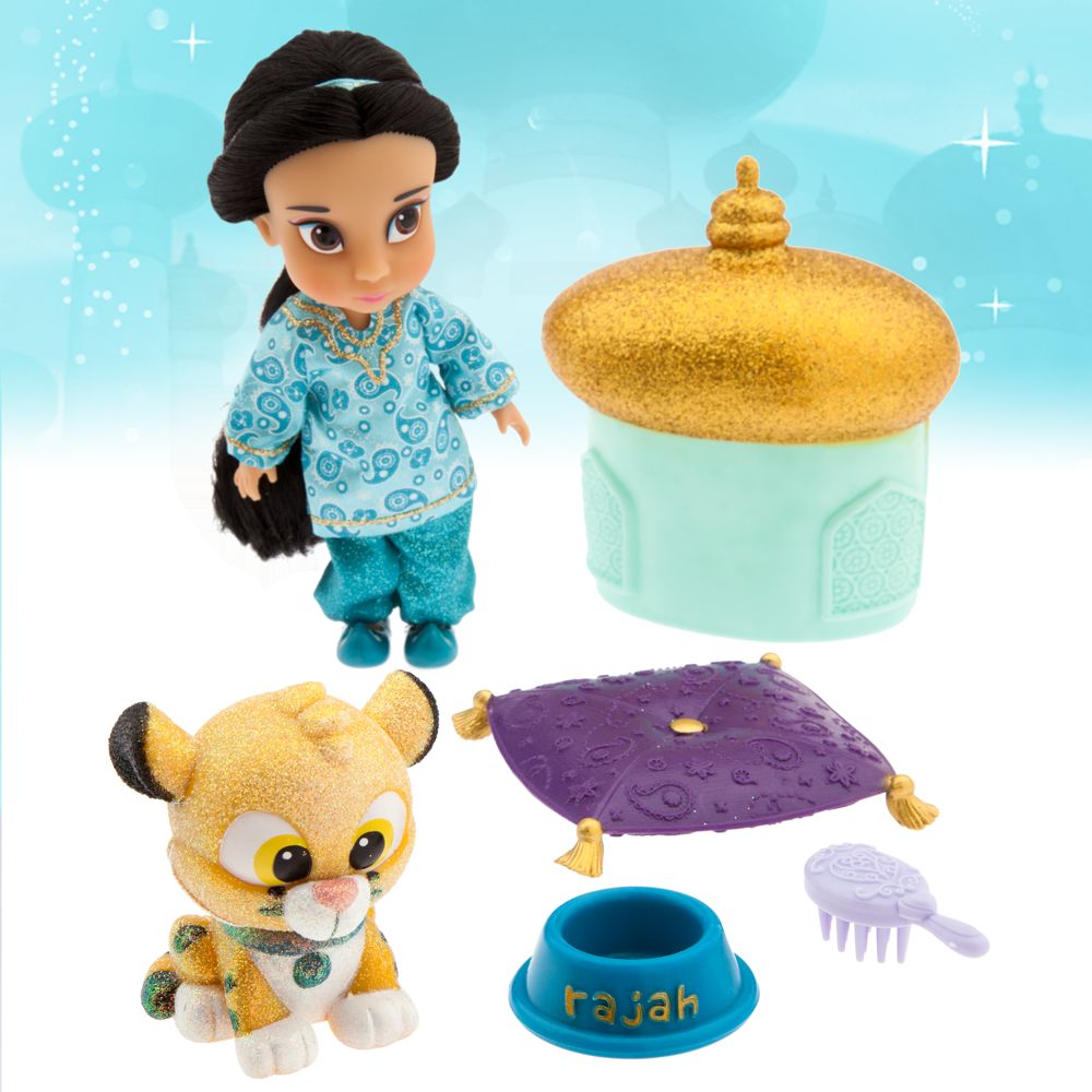 Disney Animators' Collection Jasmine Mini Doll Play Set - 5''