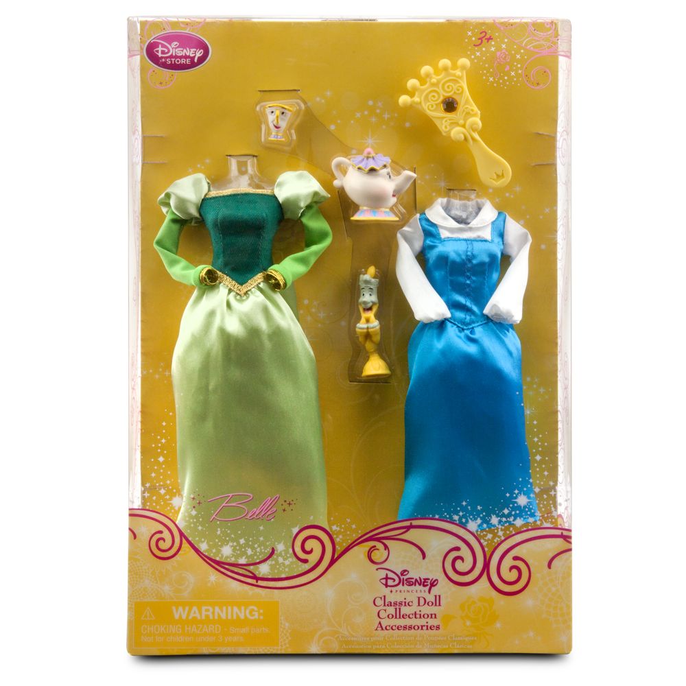 Princess Belle Classic Doll Collection Accessory Set -- 6-Pc.