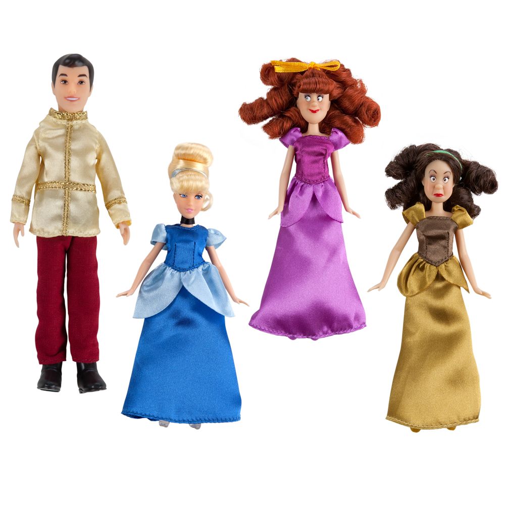 Cinderella Mini Disney Princess Doll Set -- 4-Pc.