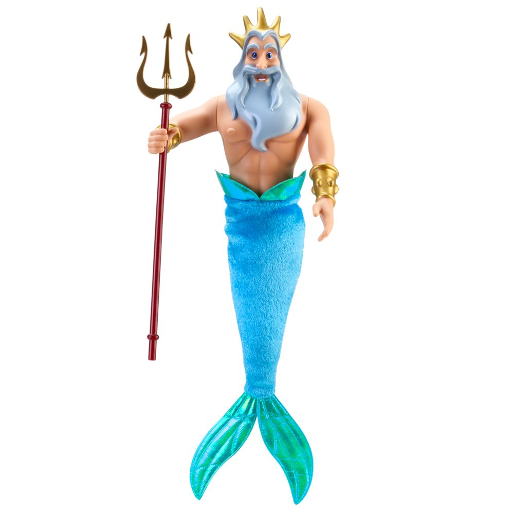 The Little Mermaid King Triton Doll -- 12 H
