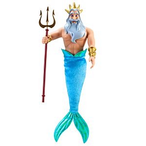 The Little Mermaid Classic King Triton Doll -- 12 H
