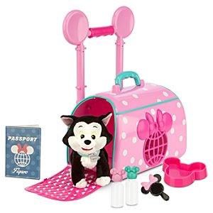 Minnie Mouse and Figaro Pet Travel Carrier Play Set