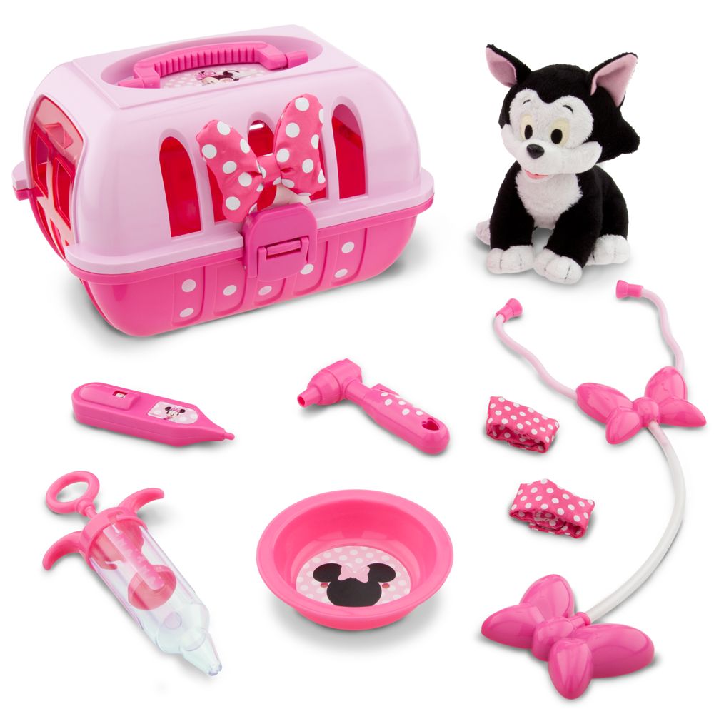 Minnie Mouse Vet Care Set with 7'' Figaro Plush