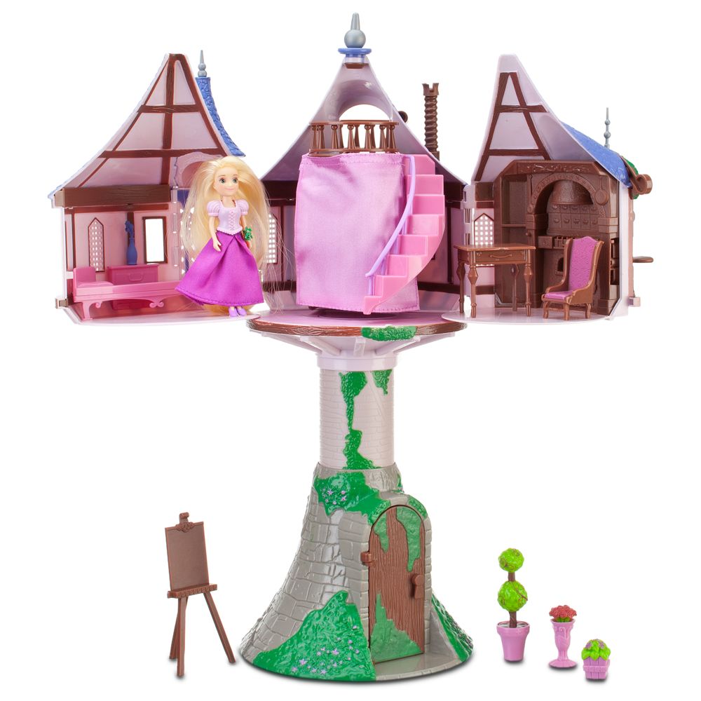 Tangled Rapunzel Tower Play Set -- 18-Pc.