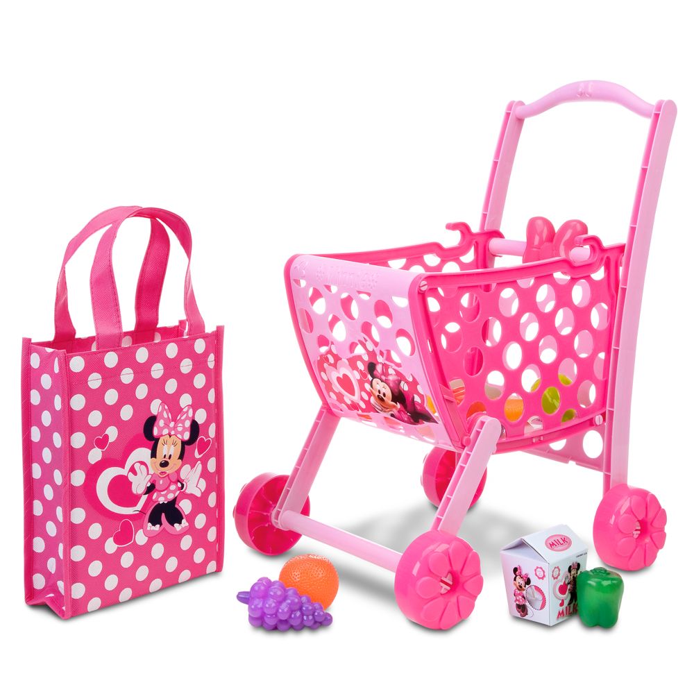 Minnie Mouse Shopping Cart with Accessories