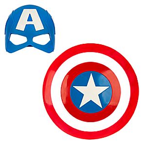 Captain America Mask &amp; Shield Set