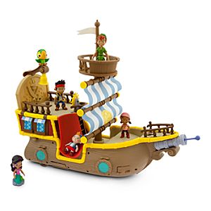 Jake and the Never Land Pirates Deluxe Bucky Pirate Ship Play Set