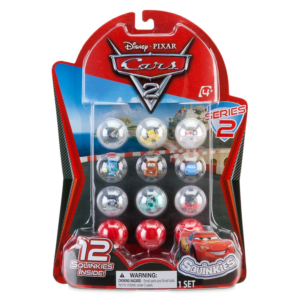 Cars 2 Squinkies Set -- Series 2