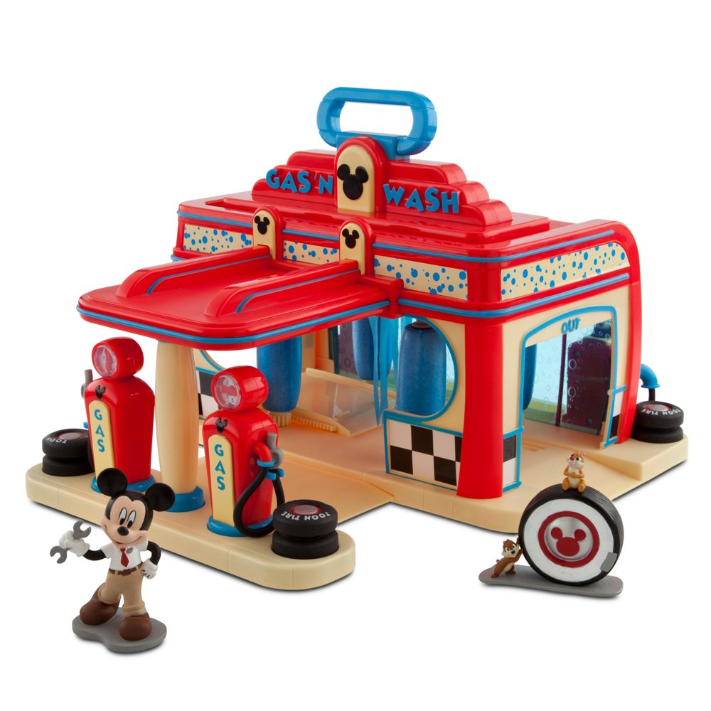 Mickey Mouse Gas N Wash Play Set