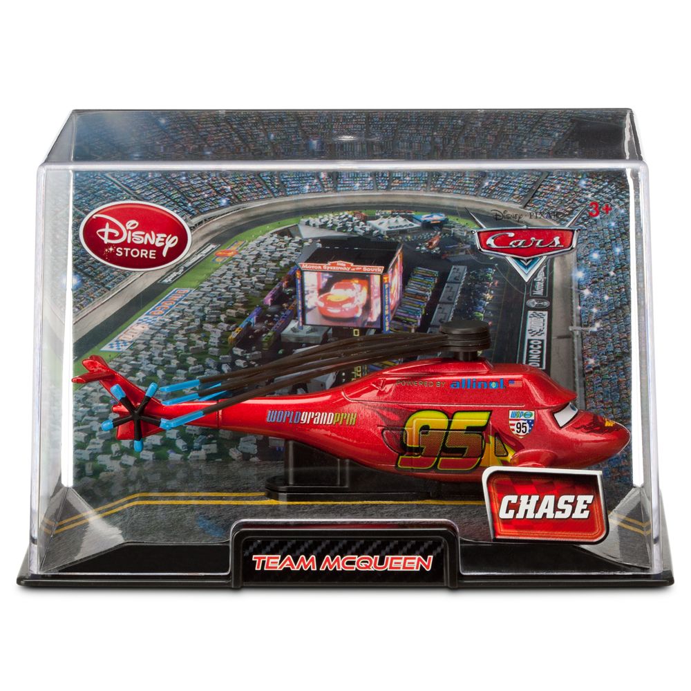 Team McQueen Cars 2 Die Cast Helicopter -- Chase Edition